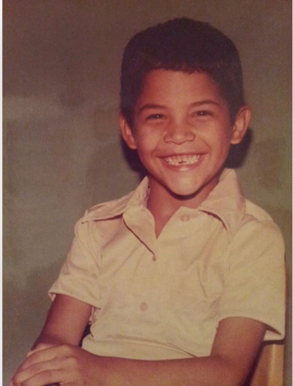 Edwin Rivera childhood photo